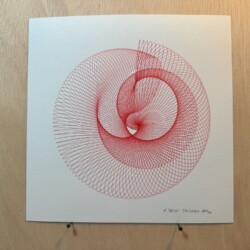 Digital Harmonograph # 160
Length of line: 28.99
Time to draw: 9 min 58 sec